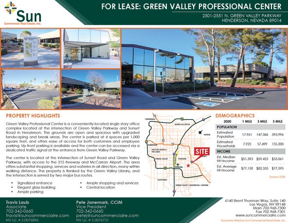 Green Valley Professional Center: 2551 N Green Valley Pkwy, Henderson, NV 89014